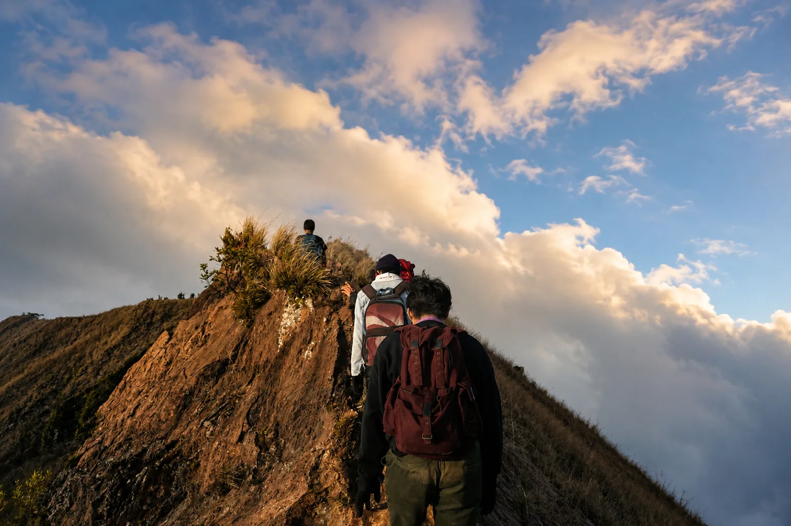 Sonnenaufgang am Mount Batur