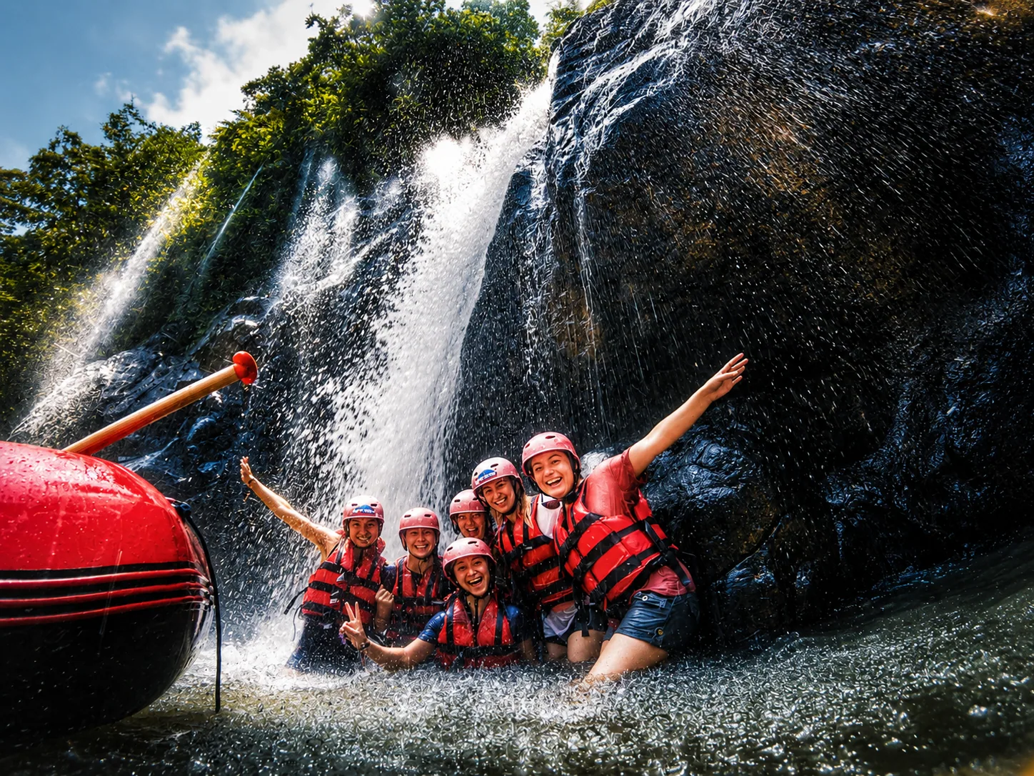 Rafting en el río Ayung en Ubud
