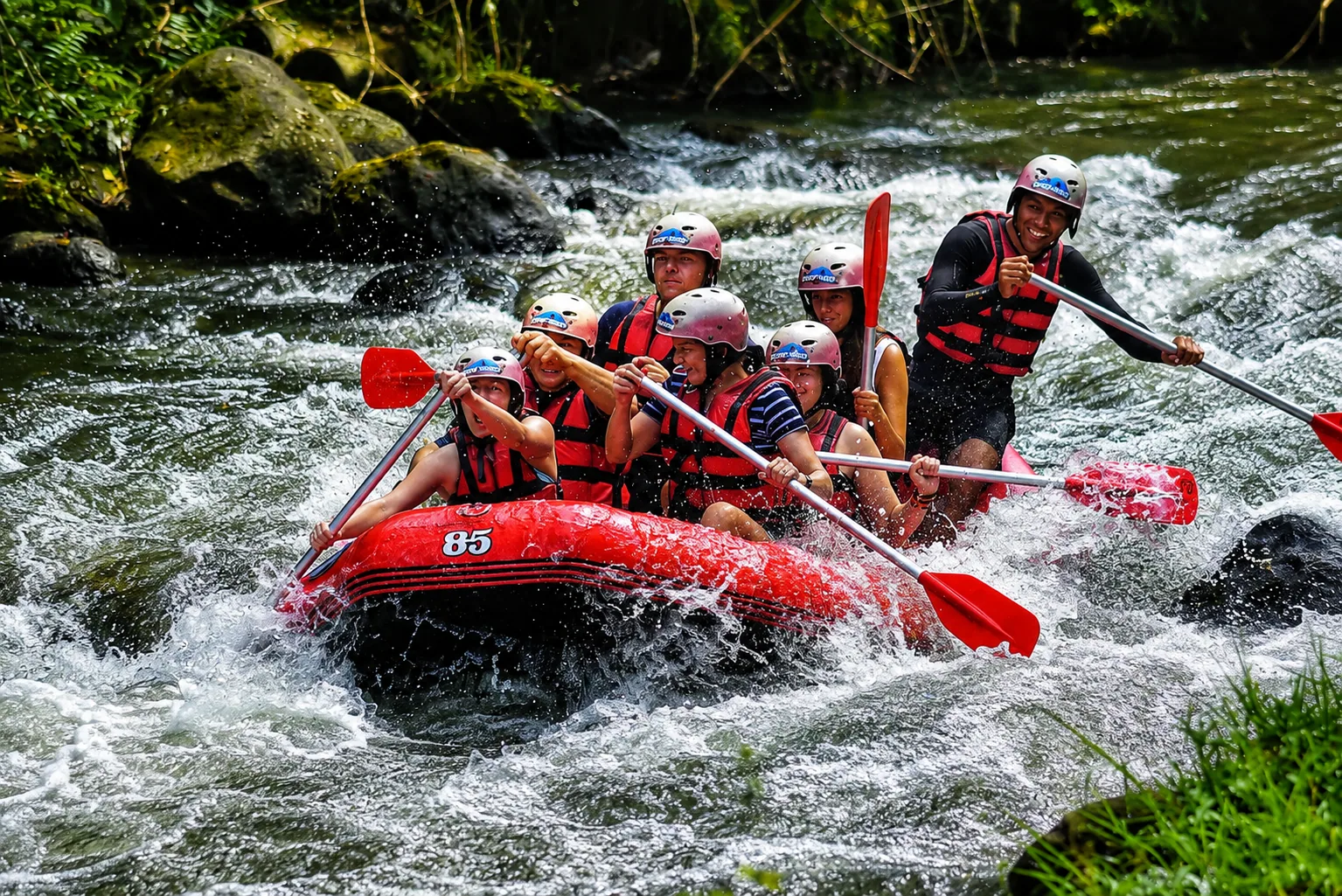 Rafting en el río Ayung en Ubud