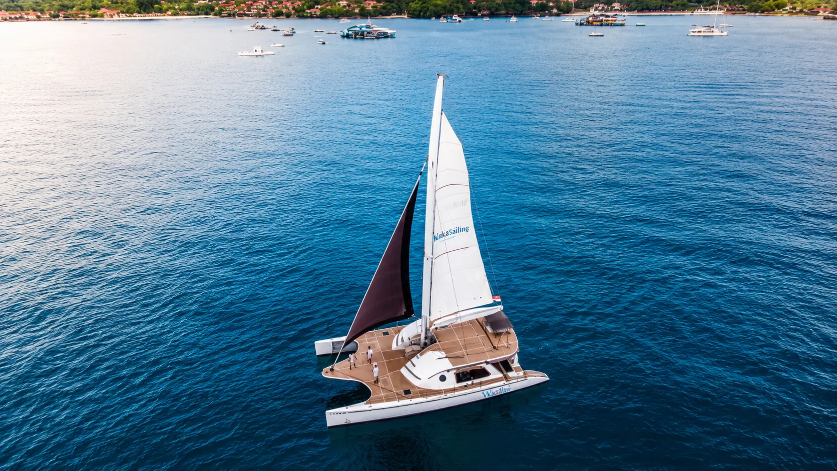 Katamaran zur Insel Nusa Lembongan